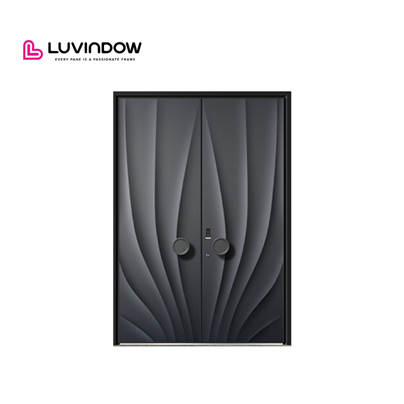 Modern Design Heavy Duty Aluminum Alloy Entrance Door for Architect Designed Villas