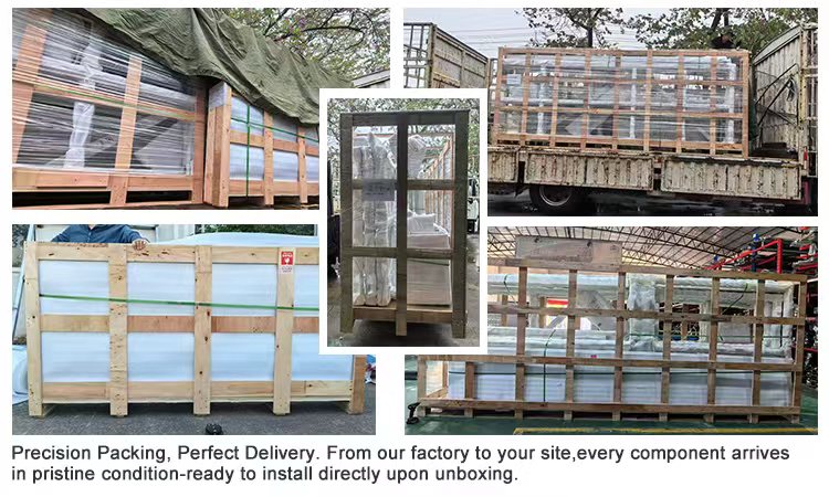 Thermal Break Tilt Turn Aluminum Windows with Double Glazed Glass, Aluminium Window Inward Opening for Houses Soundproof