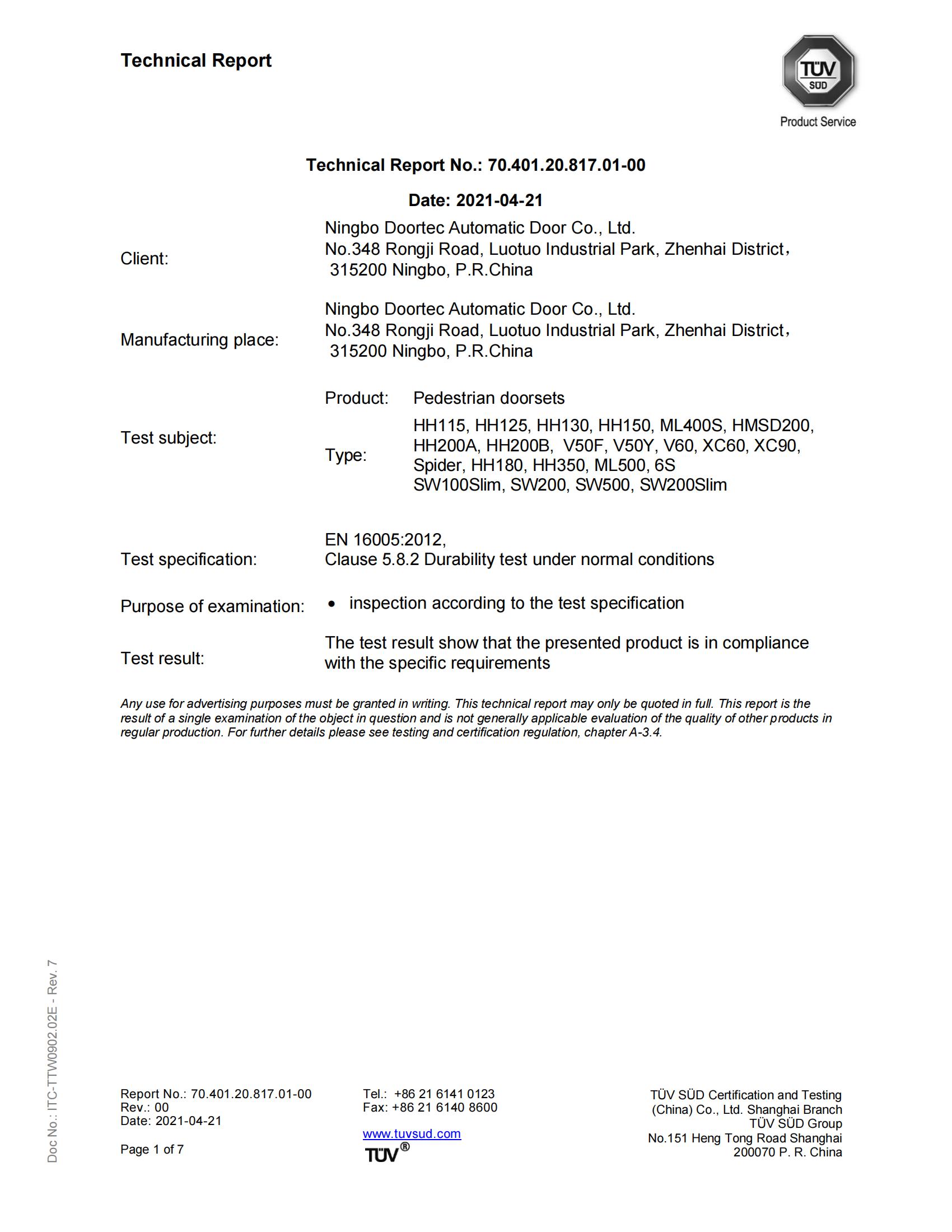 Certificate 1
