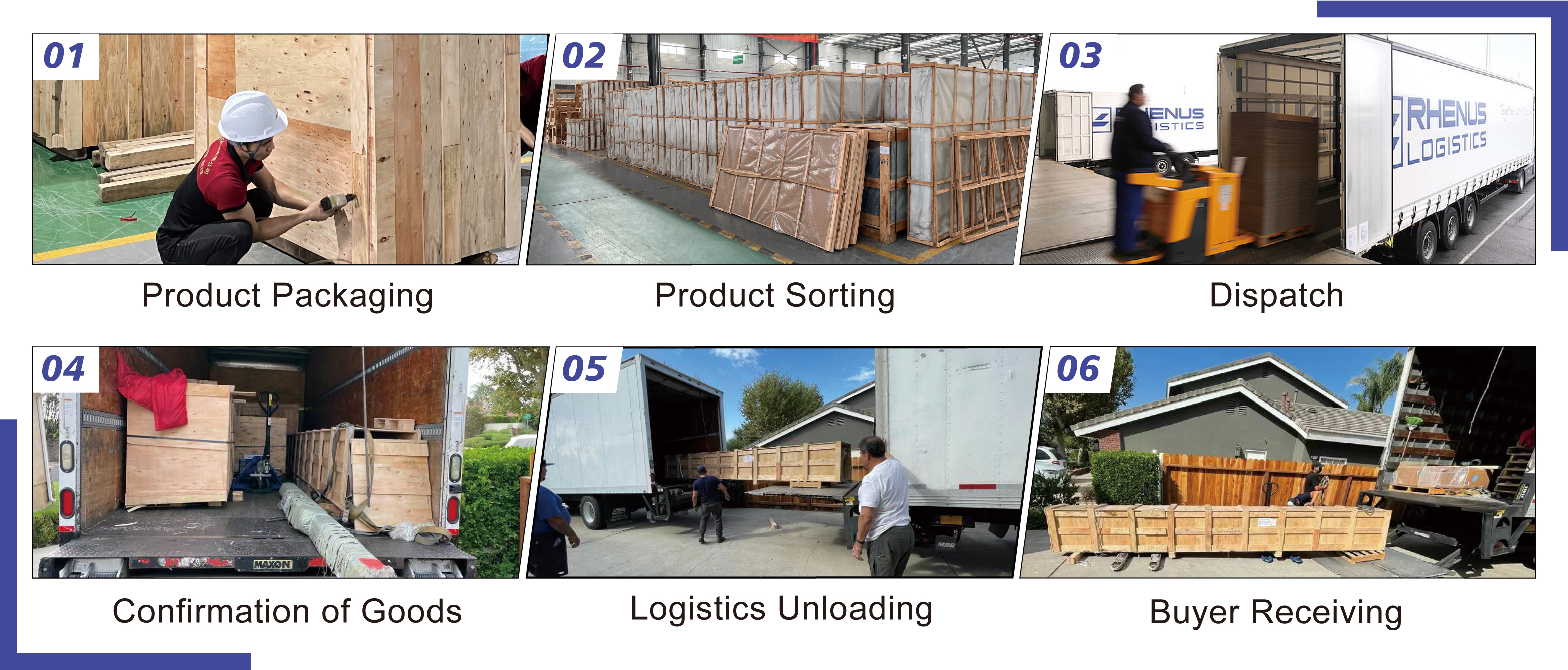 Packaging and Transport Process Step 1