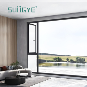 SUNGYE Urban Panorama Slim Frame Double Tempered Glazed Window Door