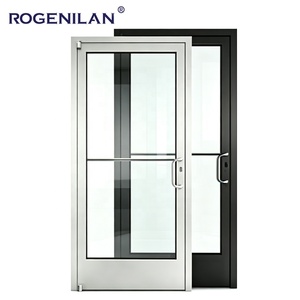 Commercial Exterior Glass Double Doors