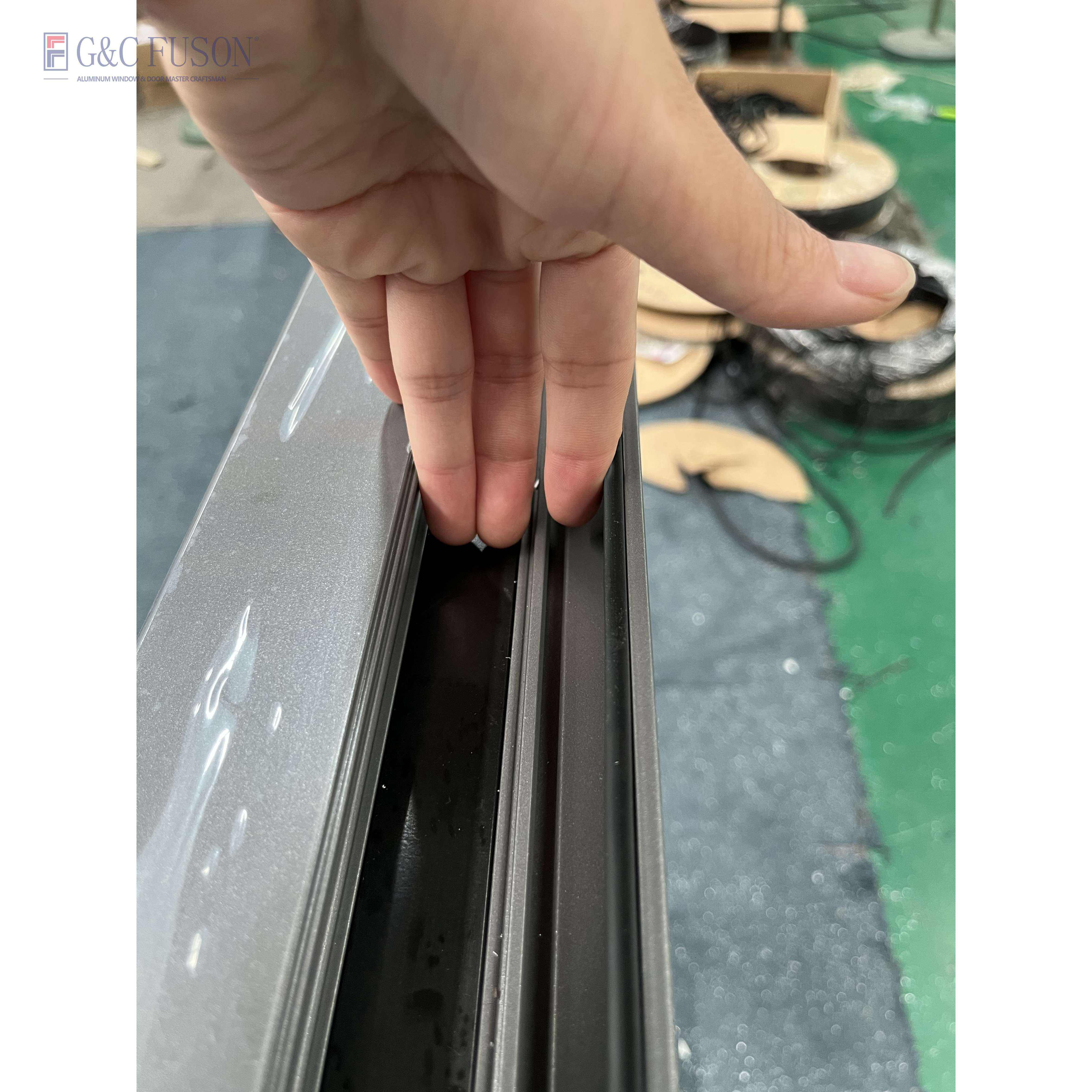 Fuson 2023 High Quality and Best Price Sound Proof Aluminium Windows Bifold Glass Aluminium Doors and Window