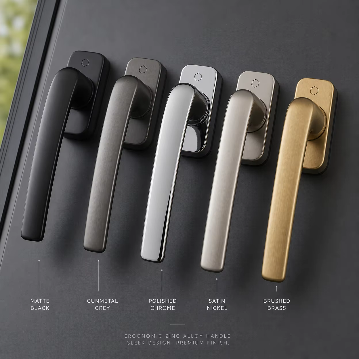 Wood Grain Finish Aluminum Swing Window (inner casement window/outer casement window) for Attic Bedroom
