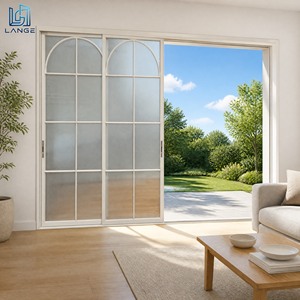 LANGE Aluminium Alloy Doors AS2047 Australian Standard Wind Load Tested Water Tight Certified for Resort Project