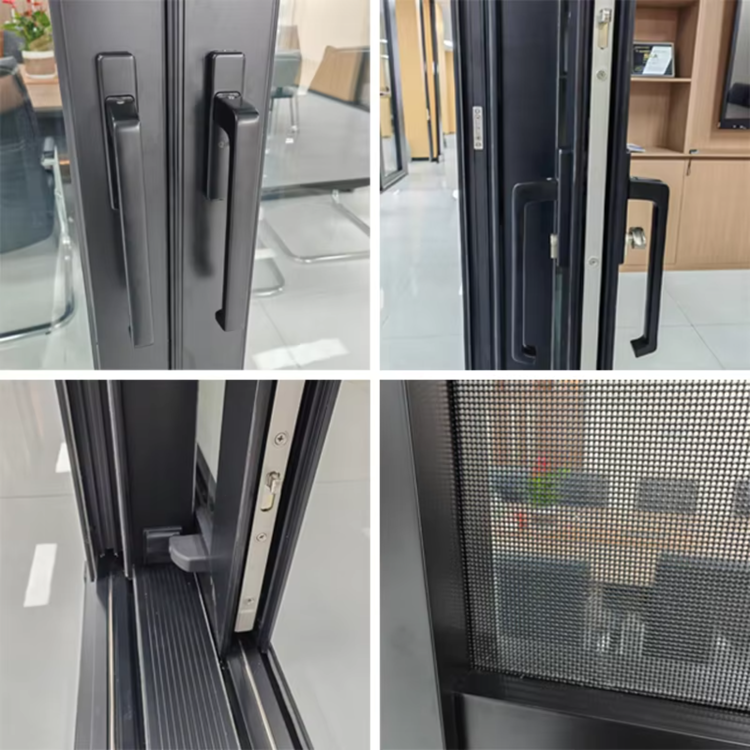 Hurricane Impact Sliding Screen Doors Patio Door Wall Pocket Stacker Door for Villa House Home