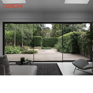 As2047 Australian Windows And Doors Double Glazed Stacker Doors Commercial Exterior Patio Panoramic Aluminum Sliding Doors