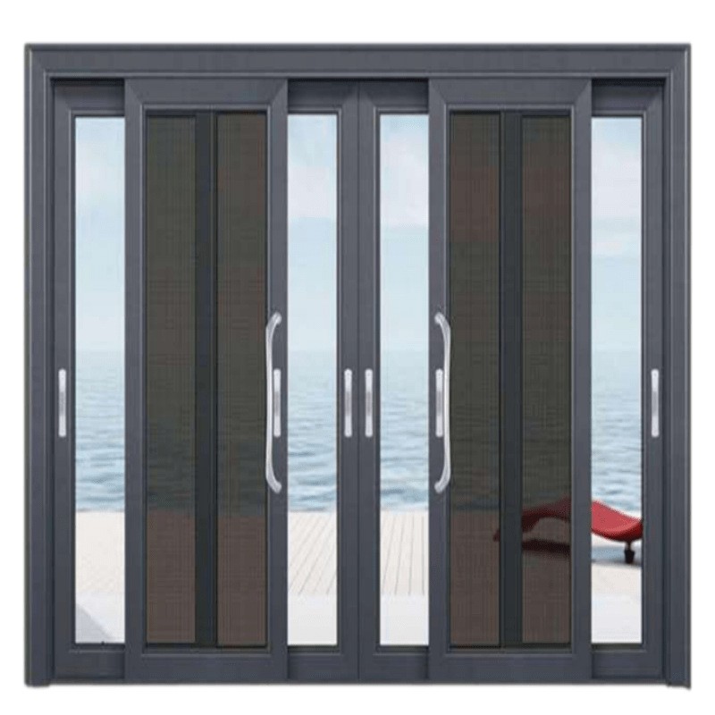 High Quality Hurricane-Proof Double Glazing Windows Aluminum Tempered Glass Sliding Impact Composite for Interior for
