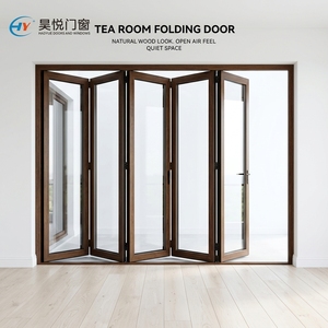 Aluminum Glass Bifold Door Folding Sliding System