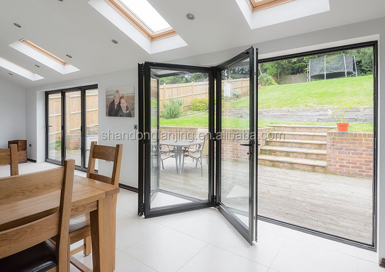 LG Vacuum Glass Tempered Insulated Glass for Modern Design Double Glazed Windows and Doors Aluminium Alloy Bi Folding for Hotels