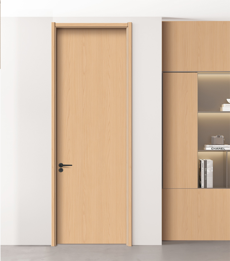 Modern Waterproof Sound-proof Finished Wood Aluminum Door with Nylon Screen for Kitchen Living Room Bedroom Bathroom Interior