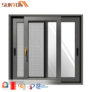 Customized Modern Energy-Efficient Design Thermal Break Glass Windows Aluminum Horizontal Sliding Window for Homes