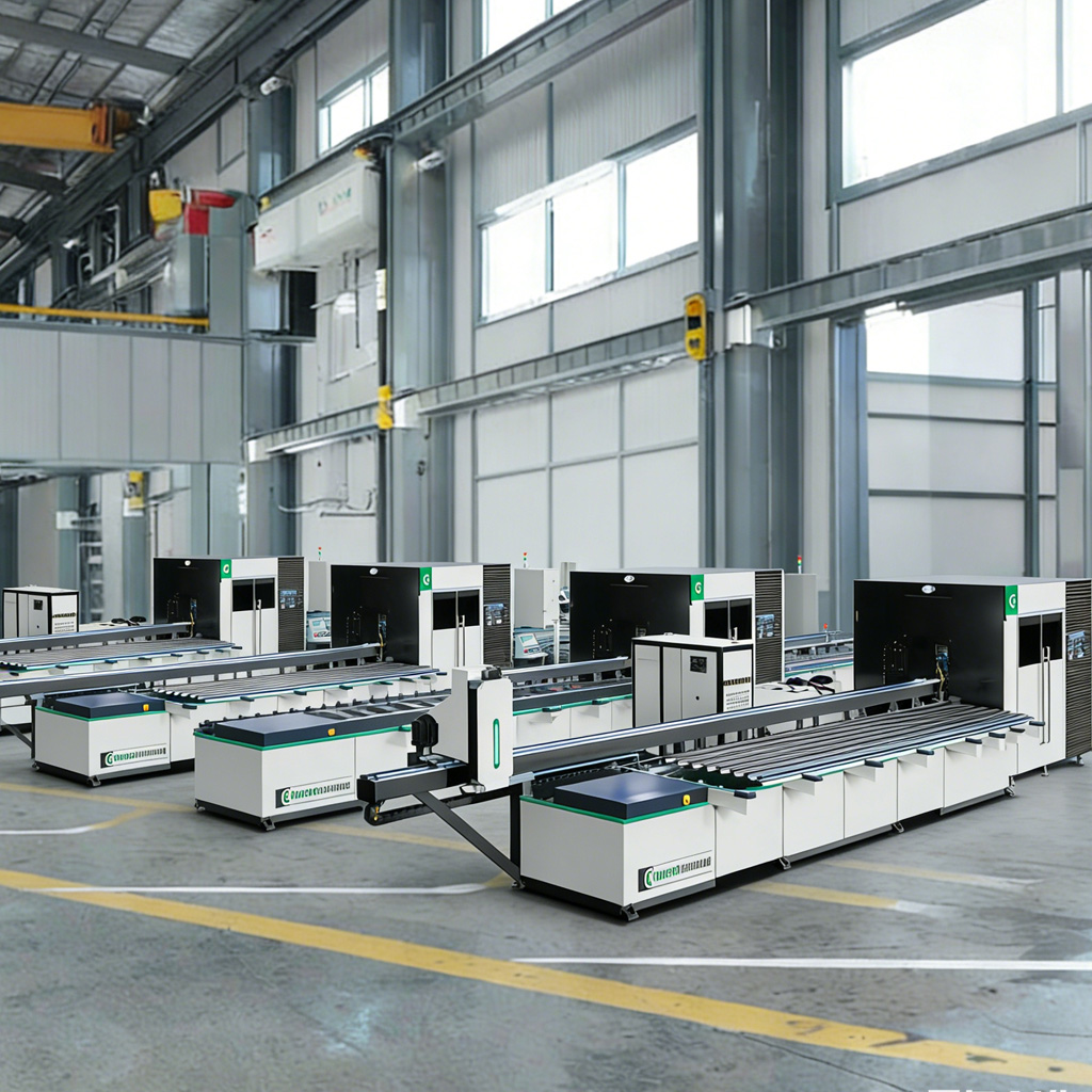MLX550 Series Fully Automatic Zero Error Intelligent Aluminum Door and Window Production Line
