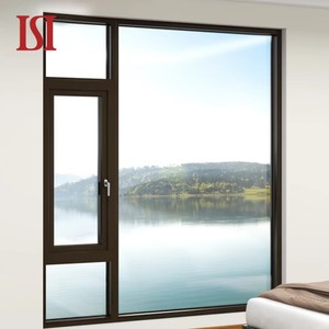 Top Brand Tengying Dresdner Card 2 Modern Design 2 Thermal Break Casement Aluminum Windows with Double Glass House Window