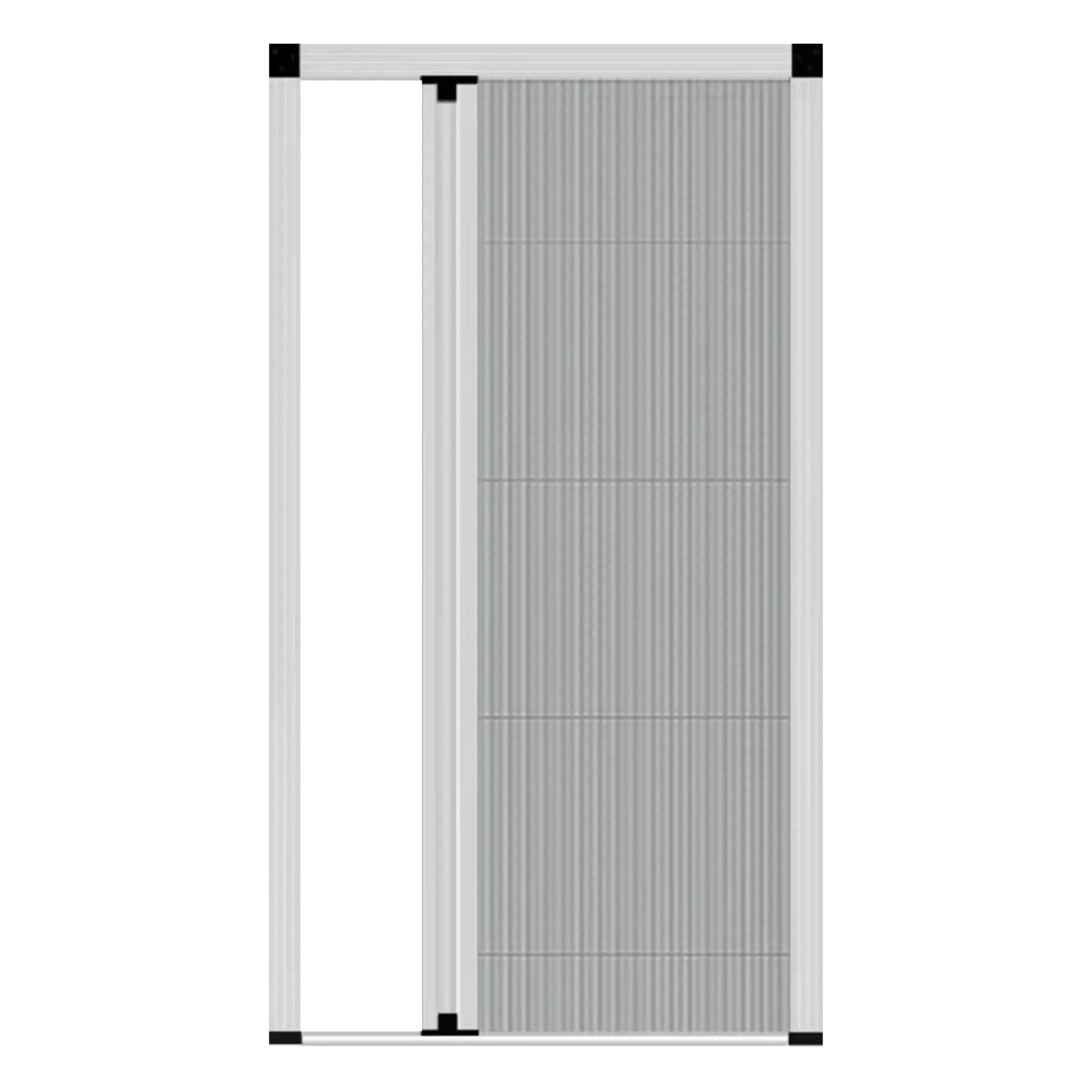 Customized Modern Aluminum Frame Invisible Folding Pleated Mesh Sliding Door for Home Window Anti Mosquito Door &amp; Window Screens