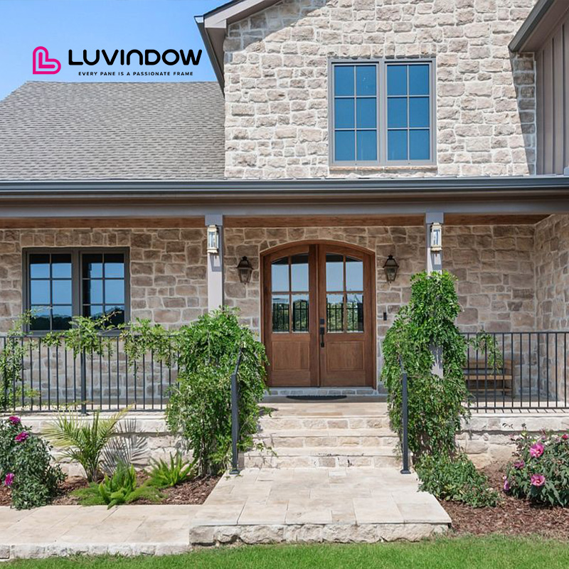 Sturdy Components Smooth Crank High Efficiency Thermal Break Modern Aluminum Awning Windows for Bathroom American Style Projects