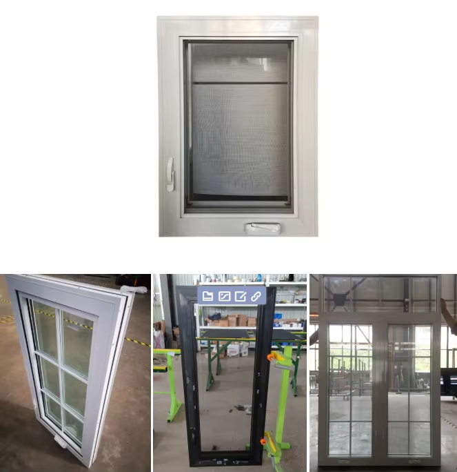 Modern Simple Aluminum Window Custom Color for Farmhouse and Courtyard Living Spaces