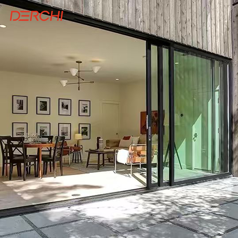 Canadian C SA Standard Heavy-Duty Modern Energy Efficient External Glass Slide Large Sliding Patio Doors And Windows For Home