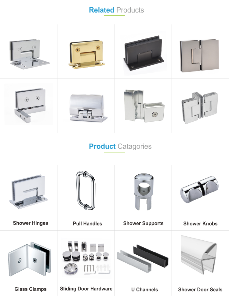 Customized CR L Aluminum Shower Room Glass Door Deluxe Shower Enclosure Header