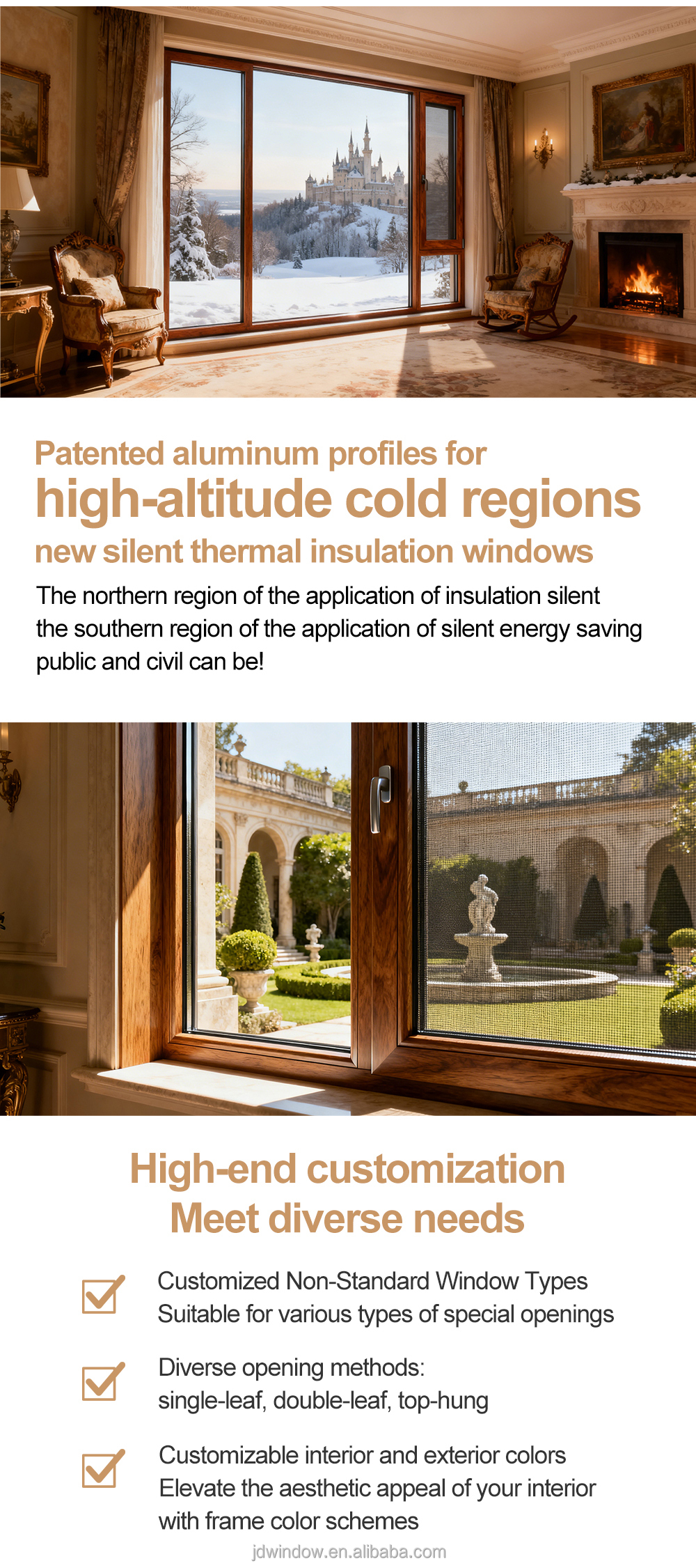 Aluminum-clad wood window display 6