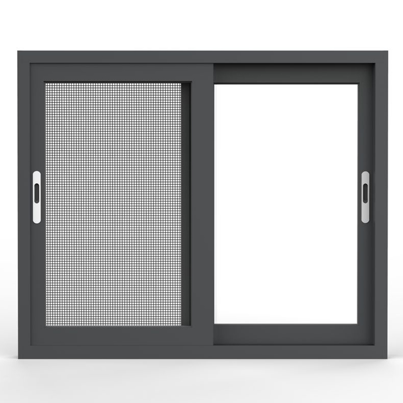 OUNA Horizontal Sliding Aluminum Window and Door Set Thermal Break System Double Glazed Glass for Balcony and Patio Custom