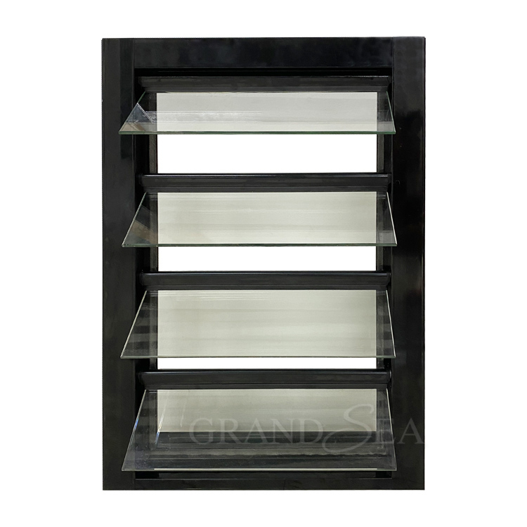 Philippines Design Aluminium Glass Louver windows / Jalousie Window