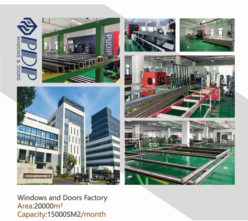 Direct Factory Modern Hinged Aluminum Solid Wood Doors Soundproof Triple Tempered Glass Custom Home Front Casement Door