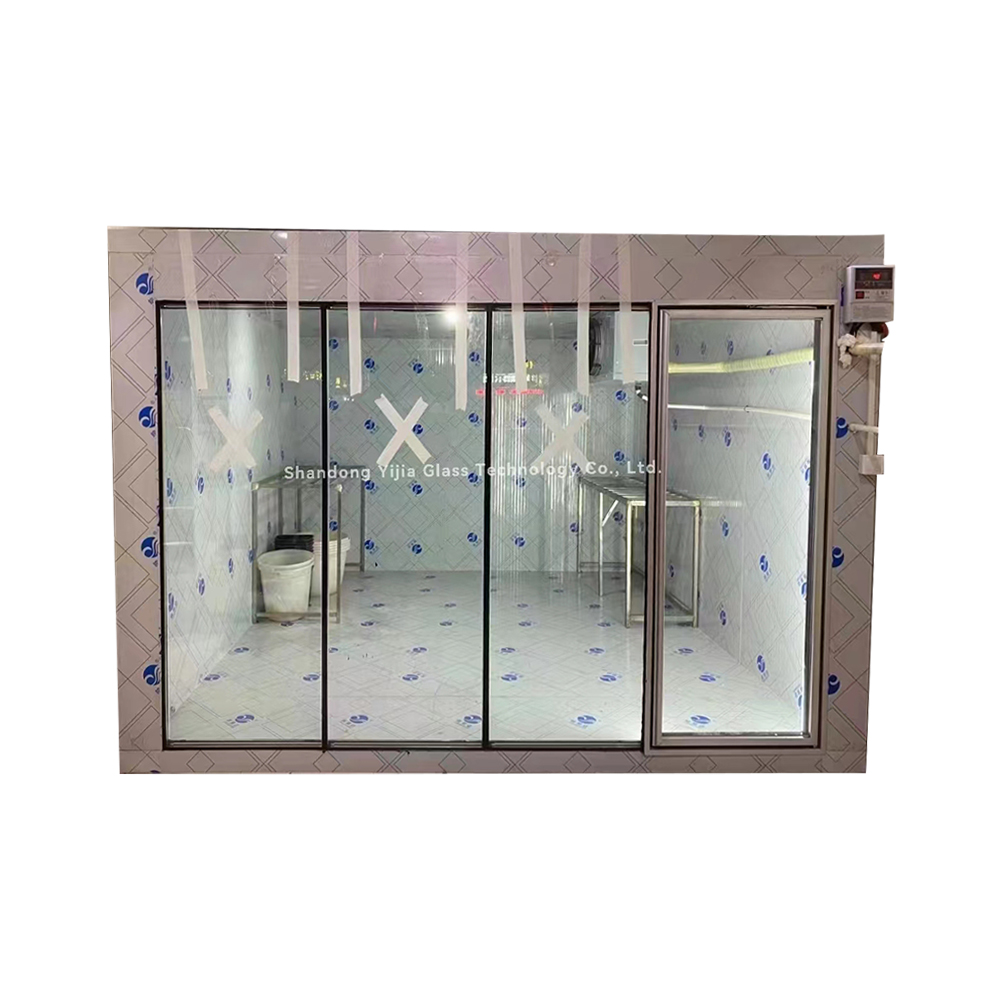 New Back-up Type Electric Heating Aluminum Alloy Glass Door for Cold Storage Facilities Hotel Household Use Easy Installation