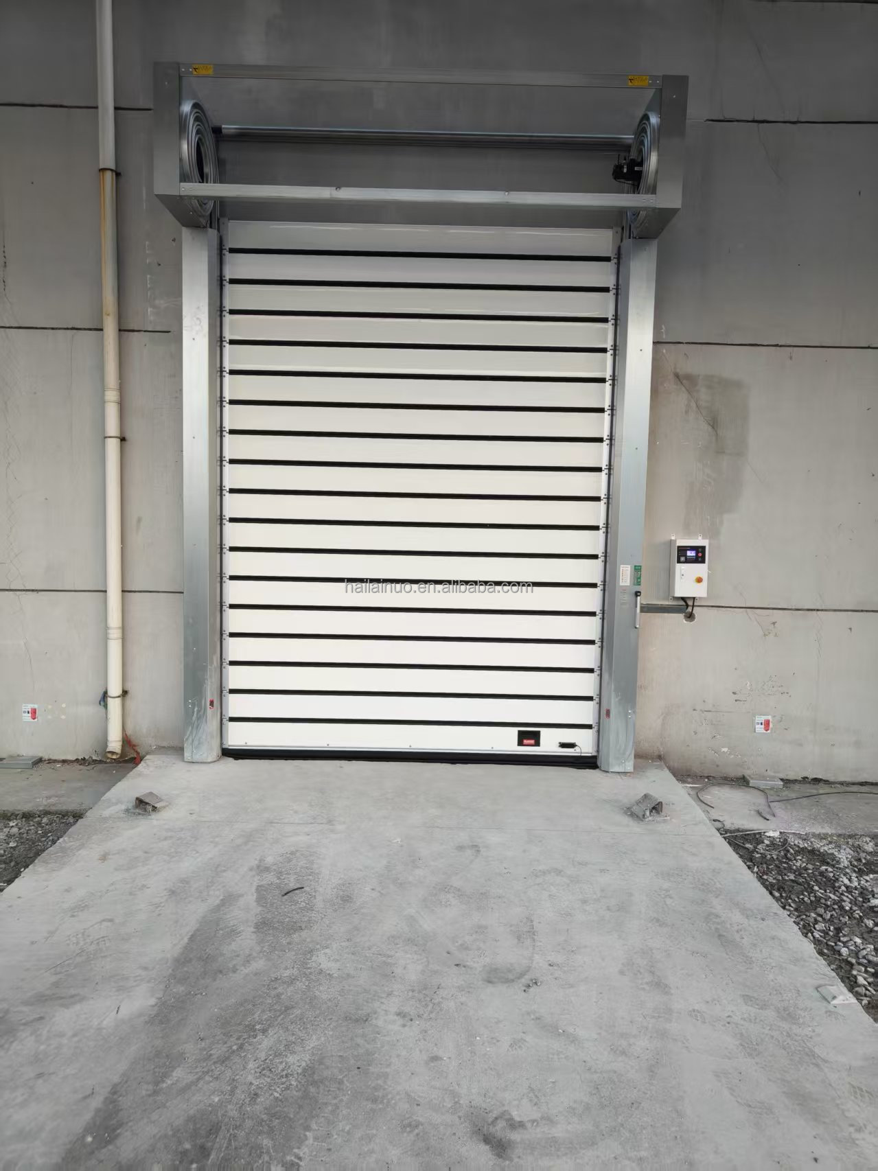 Hardened Aluminum Section Rapid Roll up Door, Durable and Low Maintenance Solution for Various Severe Industrial Applications