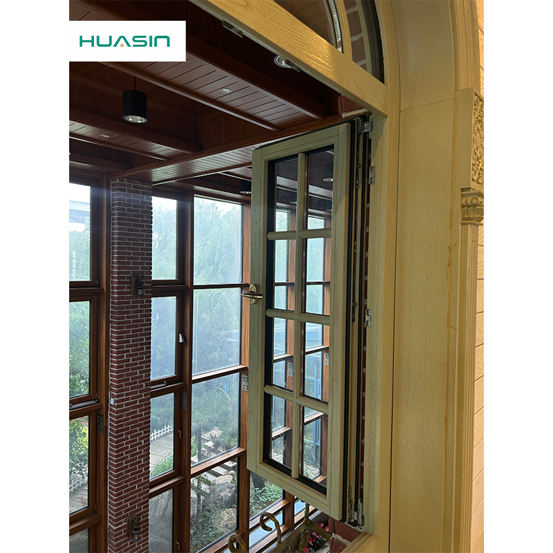 Huasin Wholesale Canada Standard Dustproof Waterproof and Sealing 2025 Customized Aluminum Clad Door Manufacturer
