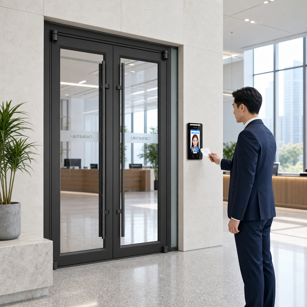 Commercial Aluminium Smart Glass Storefront Door Exterior Doors for Commercial Buildings Hurricane Impact Storefront Glass Doors