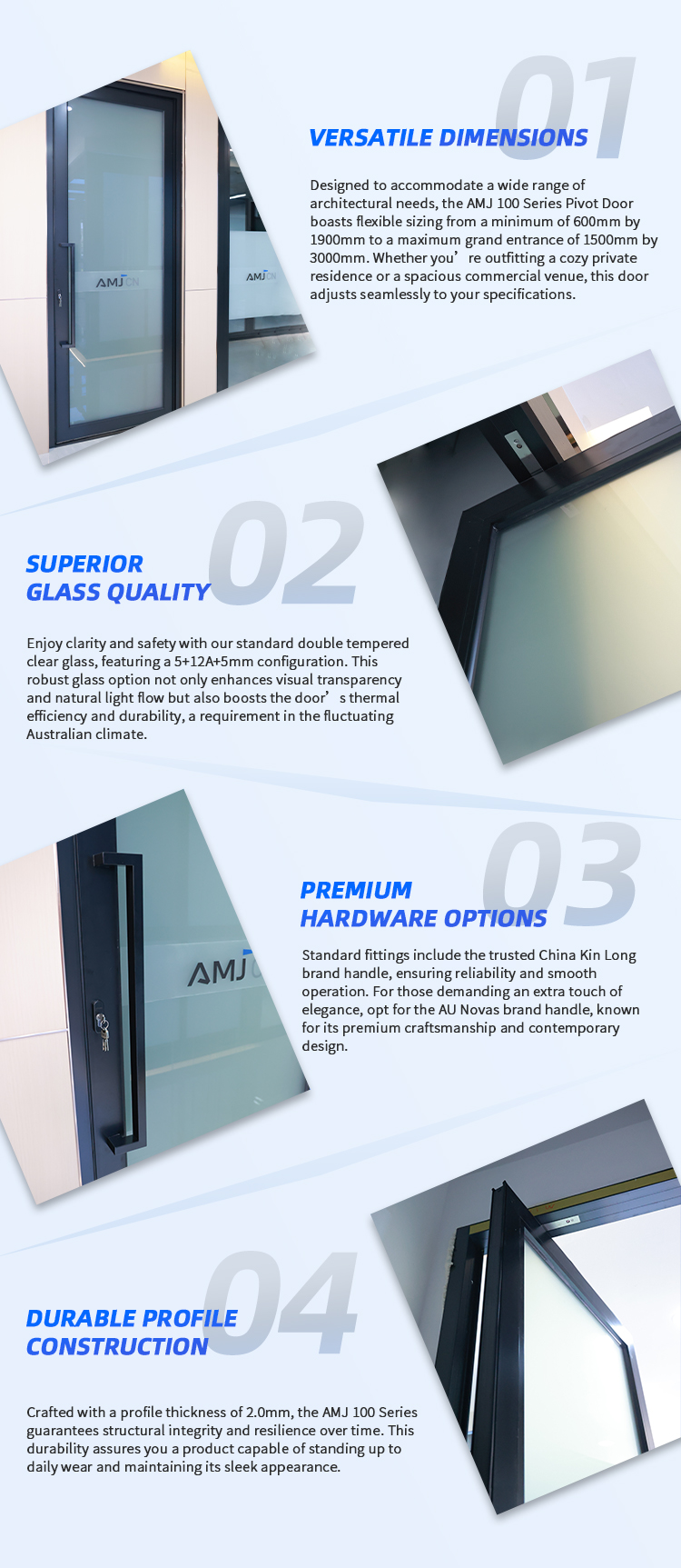 AMJ Pivot Door Showcase