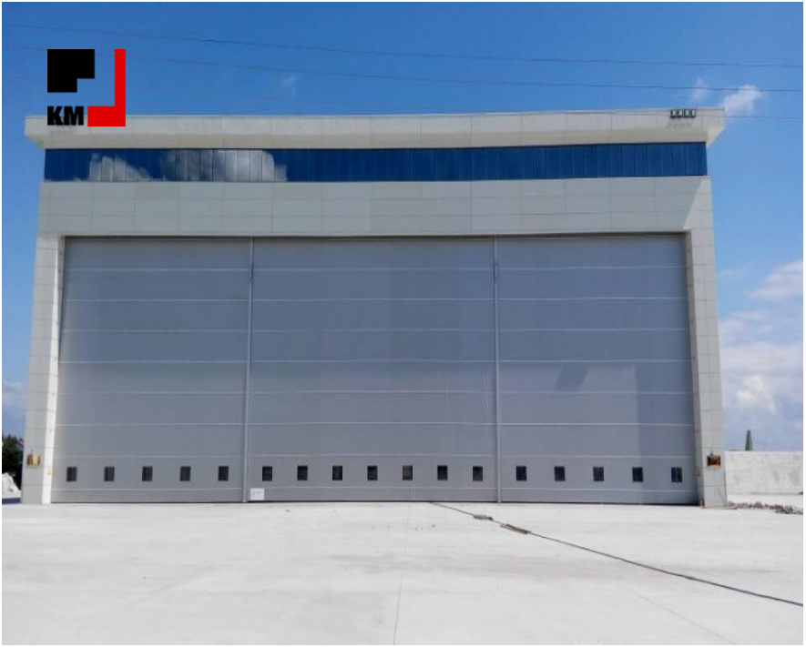 Premium PVC Mega Aircraft Hangar Flexible Lifting Door