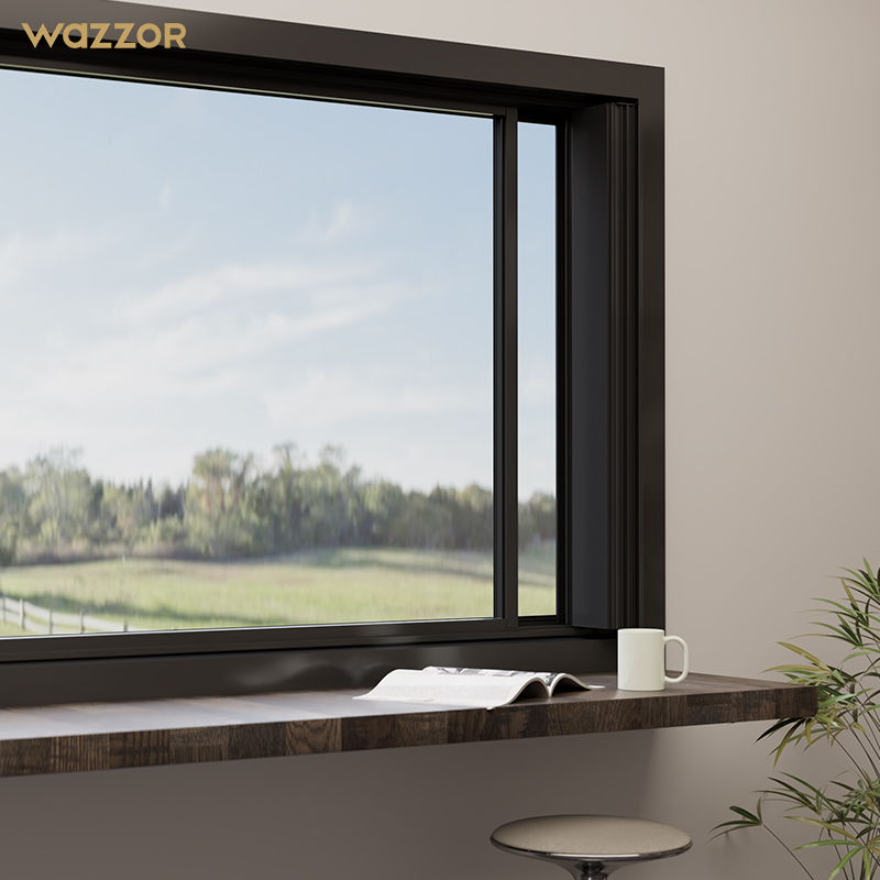Wazzor High Quality Apartment Aluminum Alloy Electric Window Lifting Up And Down Automatic