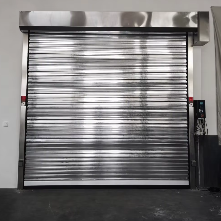 Factory Price Industrial Warehouse Security Store Front Door Electric Roller Shutter Doors Insulation Roll up Garage Door