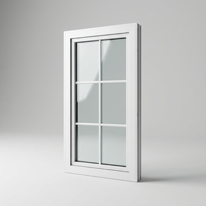 Modern Simple Aluminum Window Custom Color for Farmhouse and Courtyard Living Spaces