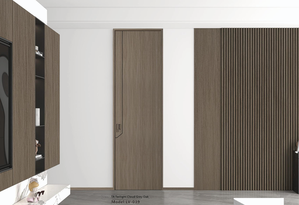 Aluminum Wood Doors for Home Renovation-Interior/Exterior Use Sound Insulated Durable Stylish Entry Solutions