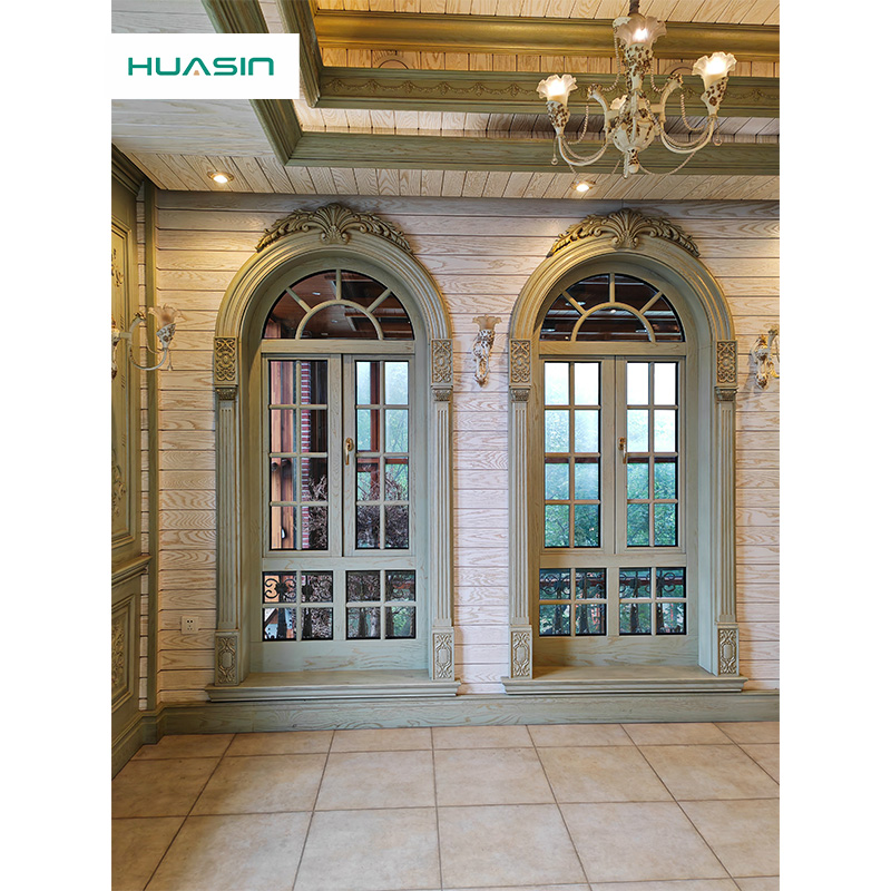 Huasin Wholesale Canada Standard Dustproof Waterproof and Sealing 2025 Customized Aluminum Clad Door Manufacturer