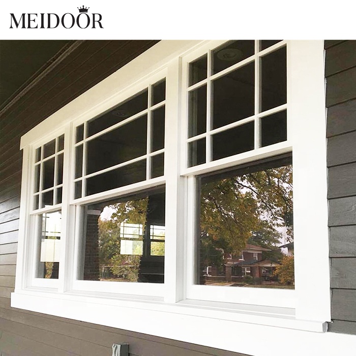 Energy Efficient Anti-Theft Aluminum Bedroom Internal Vertical Lift Sliding Double Hung Glass Windows Made of Aluminium