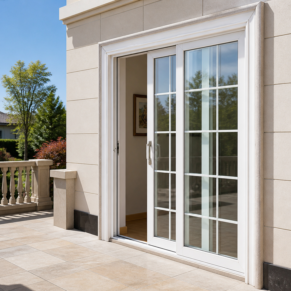 CE Modern Cladding Aluminum Sliding Door Thermal Insulation Glass Slide Door for Exterior Kitchen Patio Living Room
