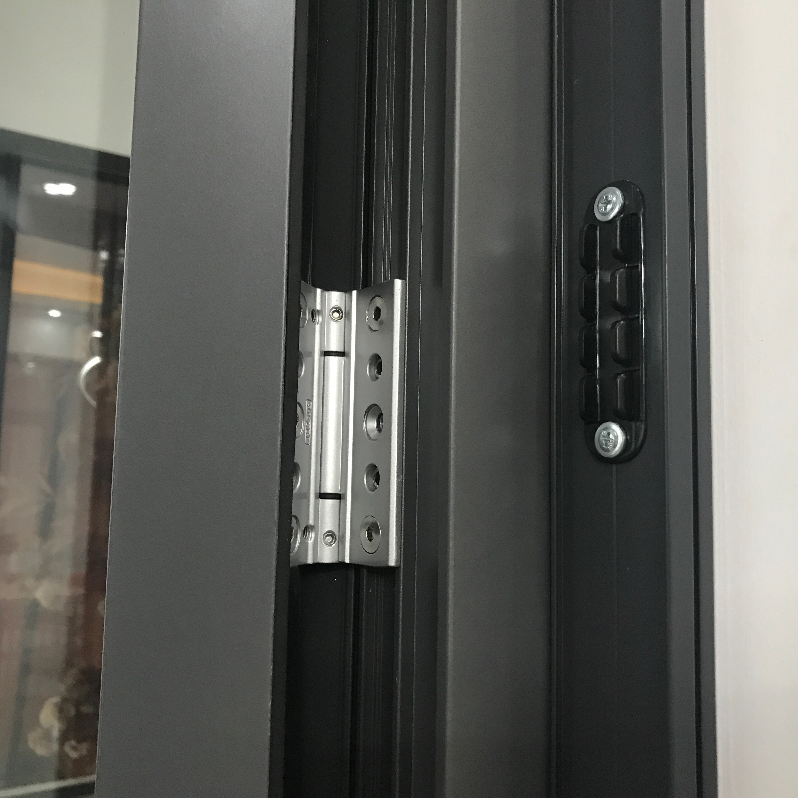 European Aluminum Glass Folding Door Cottage Interior Bifold Panel Door