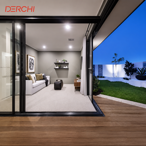 DERCHI Slim Aluminium Double Glazed Lift Sliding Door