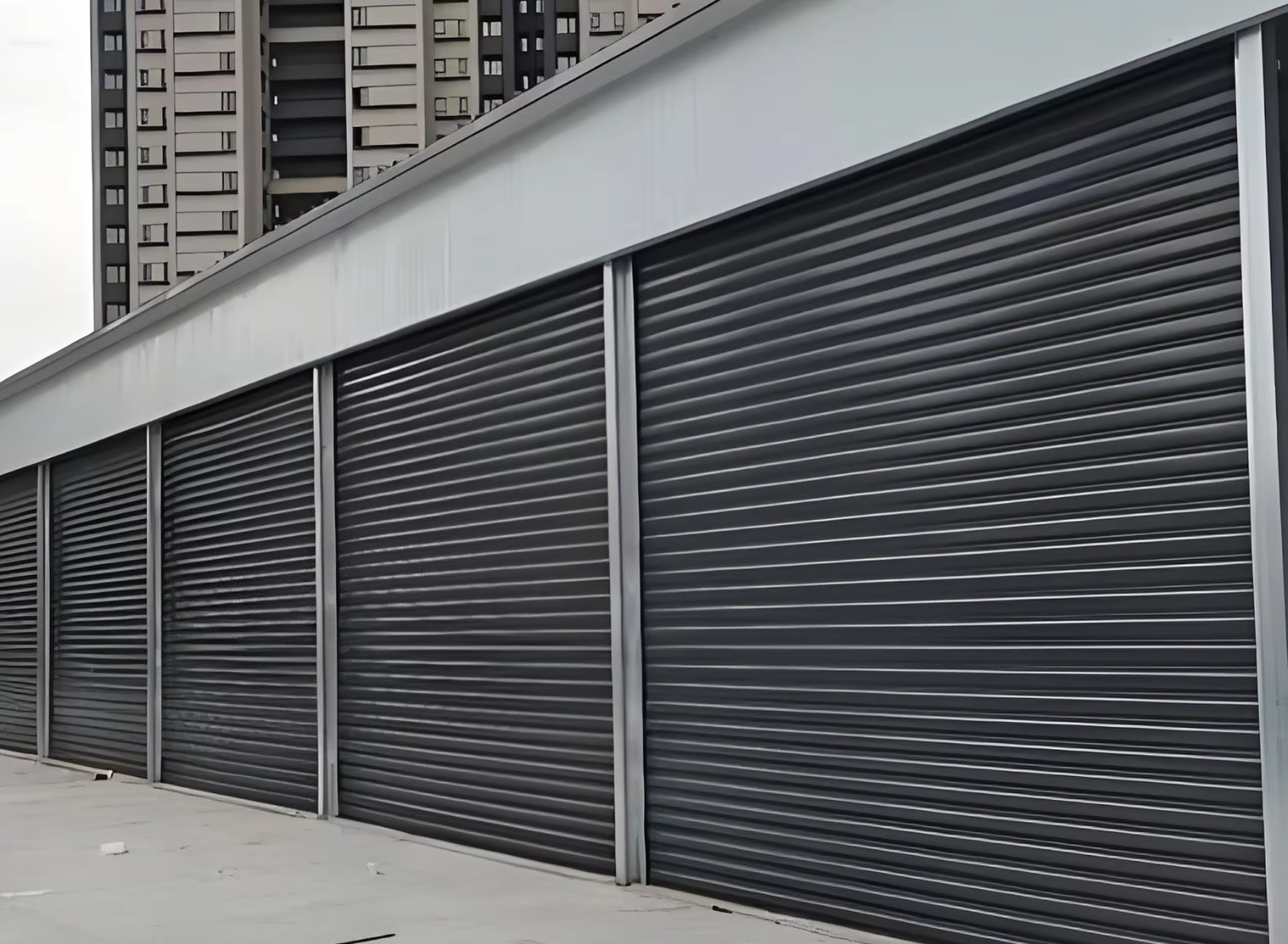 Factory Price Industrial Warehouse Security Store Front Door Electric Roller Shutter Doors Insulation Roll up Garage Door