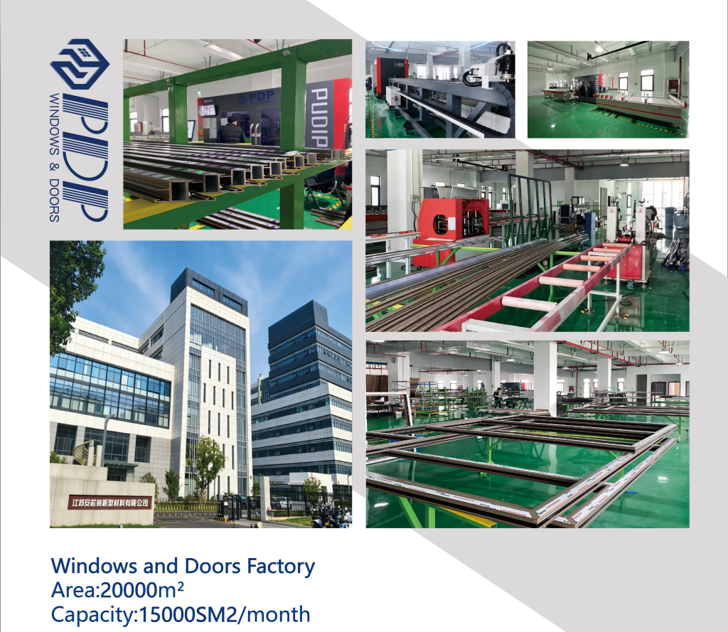 PDP CE Certified Thermal Break Alloy French Casement Window Custom Wholesale Aluminum Outward Louver Villa Kitchen Bathroom