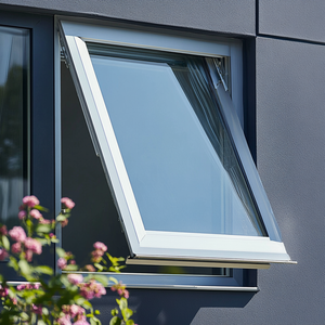 Triple Double Glazed Thermal Break Aluminum Windows Awning