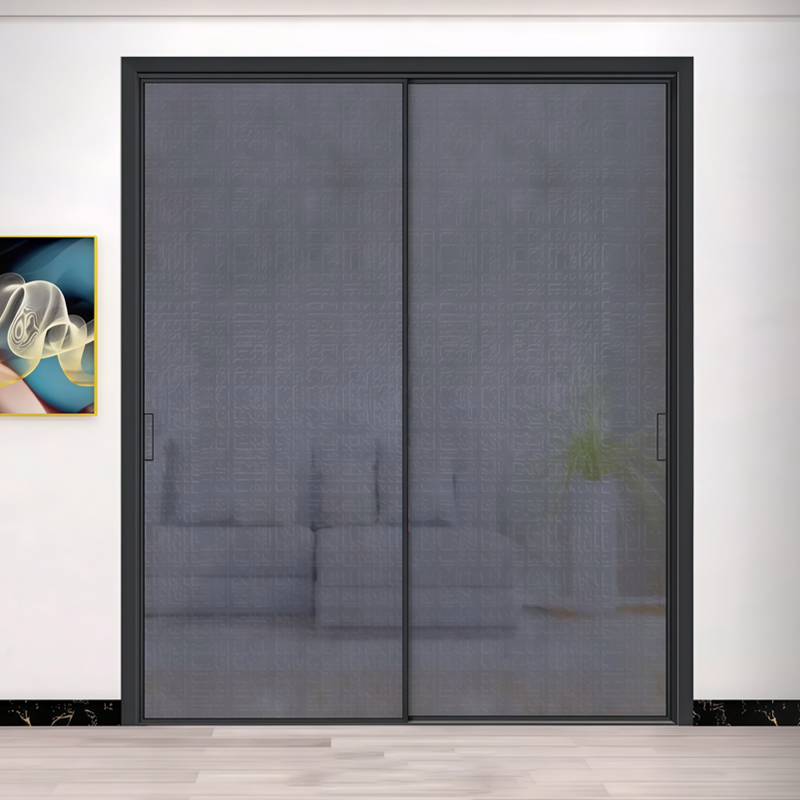 Aluminum Alloy Double Glazing Glass Sliding Doors with Minimalist Design for Interior Kitchen &amp; Bathroom
