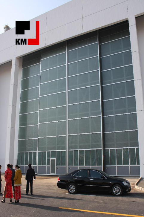 Premium PVC Mega Aircraft Hangar Flexible Lifting Door