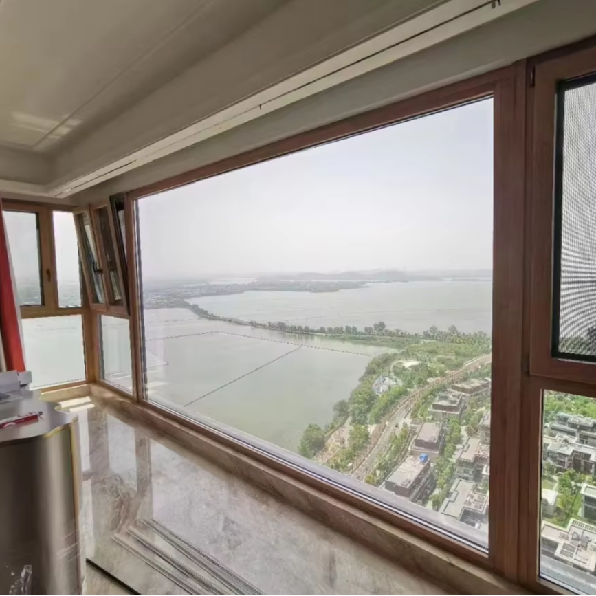 Energy Saving Custom Heat Insulation Aluminum Composite Tilt-turn Windows for Home Townhouse Bedroom