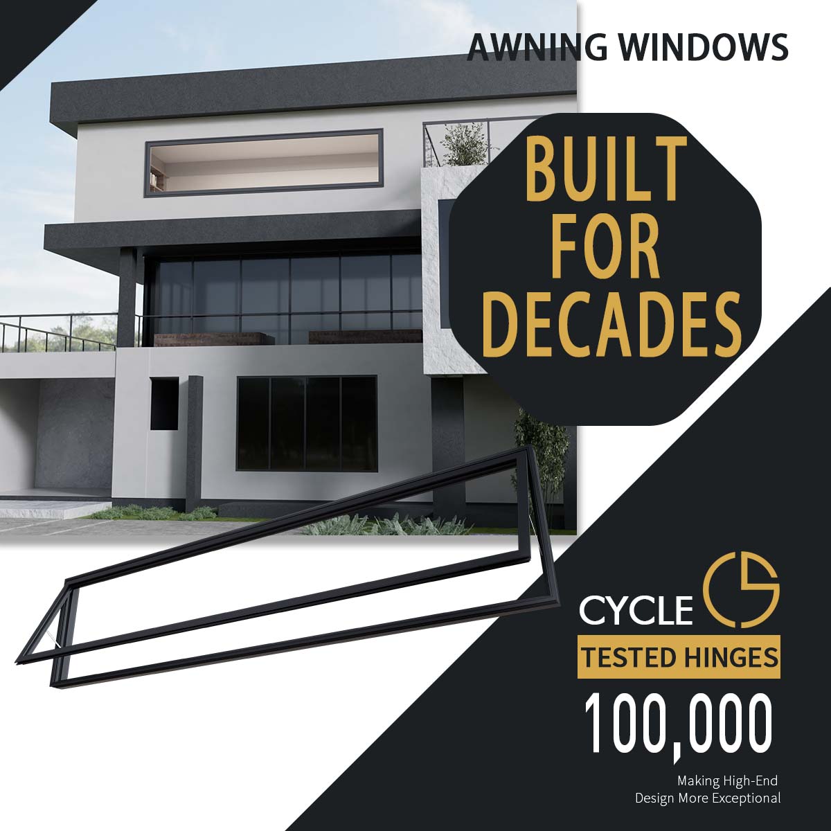 Wazzor High-Rise Aluminium Window Hurricane Windows Florida Approval Factory Cheap Price Aluminum Awning Hurricane Impact Window