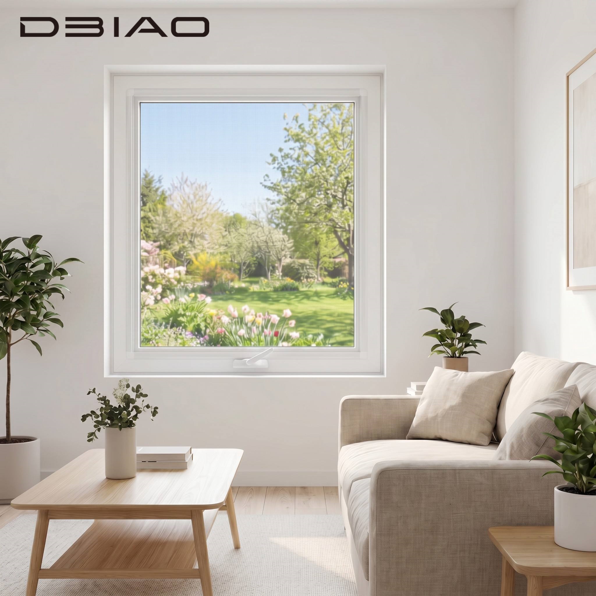 Customized Aluminum Alloy Waterproof Soundproof Foldable Handle Casement Windows for Kitchen Living Room Bedroom Villa Apartment